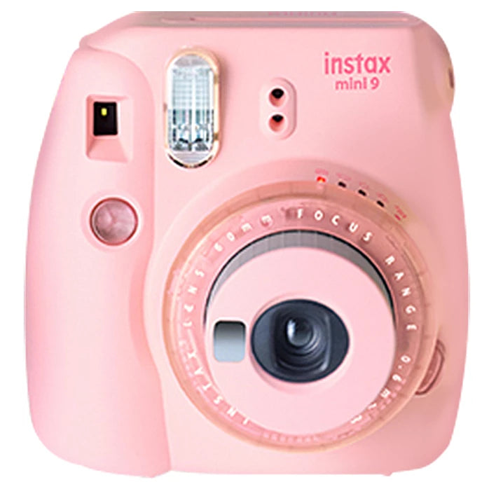 Fujifilm Instax Mini 9 Instant Film Camera Craft Package Clear Pink