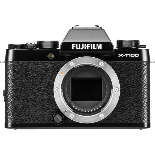 Fujifilm X-T100 Mirrorless Digital Camera Body Only (Black)
