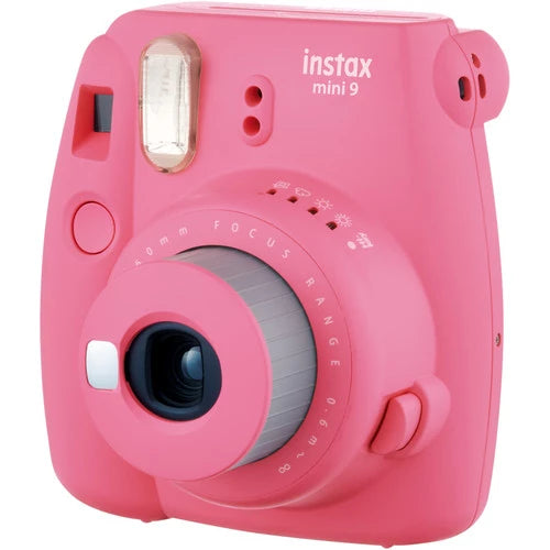 Fujifilm Instax Mini 9 Instant Film Camera Flamingo Pink