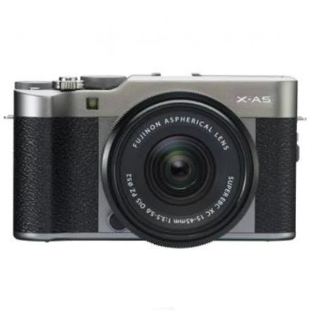 Fujifilm X-A5 Mirrorless Digital Camera with 15-45mm Lens (Dark Silver)