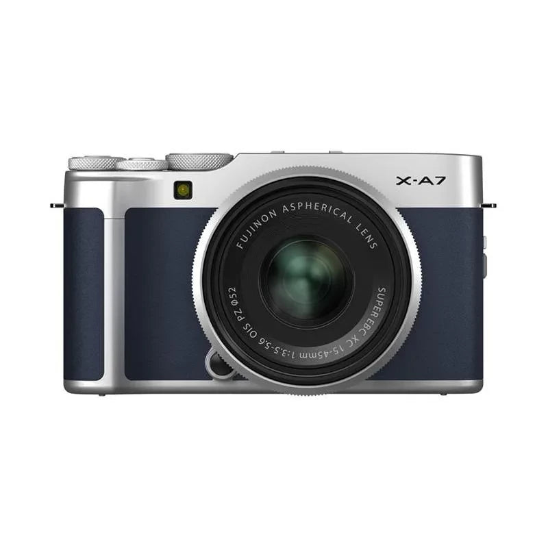 Fujifilm X-A7 Mirrorless Digital Camera with 15-45mm Lens (Navy Blue)