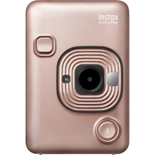 Fujifilm Instax Mini Liplay Hybrid Instant Camera (Blush Gold)