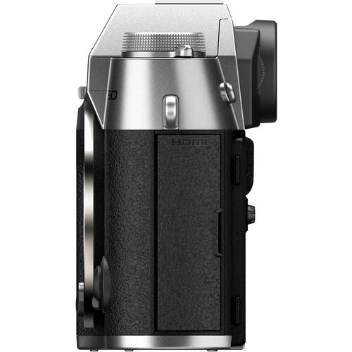 Fujifilm X-T50 Mirrorless Camera with XC 15-45mm f3.5-5.6 Lens (Silver)