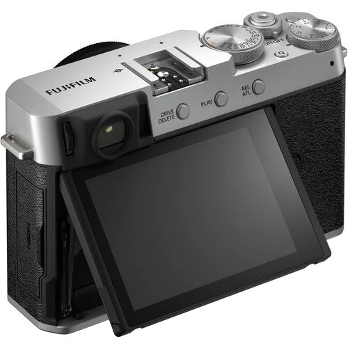 Fujifilm X-E4 Mirrorless Digital Camera Silver with XF 27mm f/2.8 R WR Lens