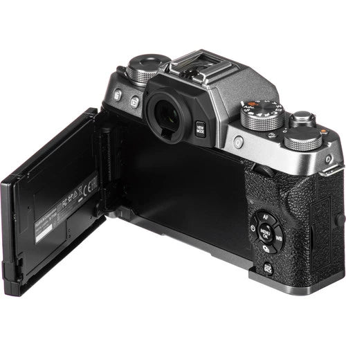 Fujifilm X-T100 Mirrorless Digital Camera with 35mm f1.4 Lens (Dark Silver)