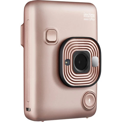 Fujifilm Instax Mini Liplay Hybrid Instant Camera (Blush Gold)