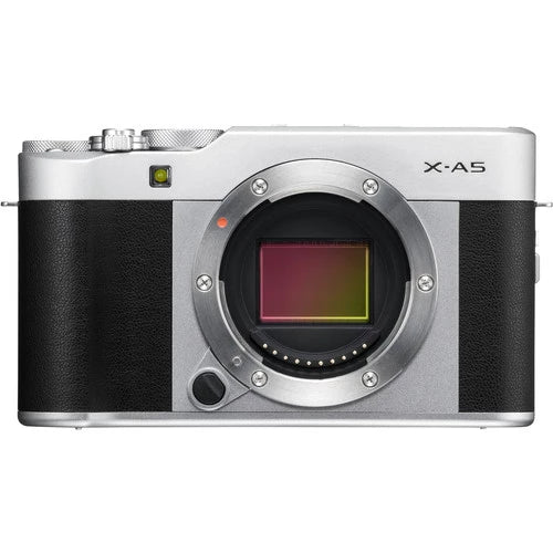 Fujifilm X-A5 Mirrorless Digital Camera with 15-45mm Lens (Silver)
