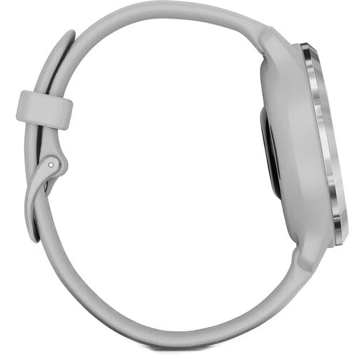 Garmin Venu 2S - Silver Stainless Steel Bezel with Mist Gray Case and Silicone Band (AGA-010-02429-72)