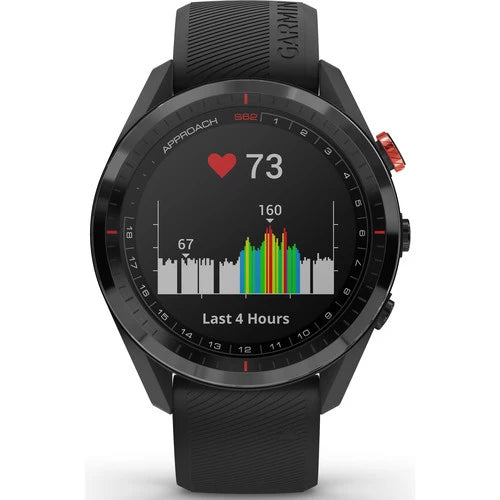 Garmin Approach S62 Sport GPS Golf Smartwatch (Black Bezel with Black Band)