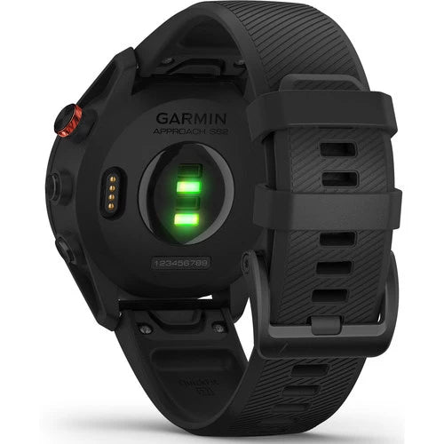 Garmin Approach S62 Sport GPS Golf Smartwatch (Black Bezel with Black Band)