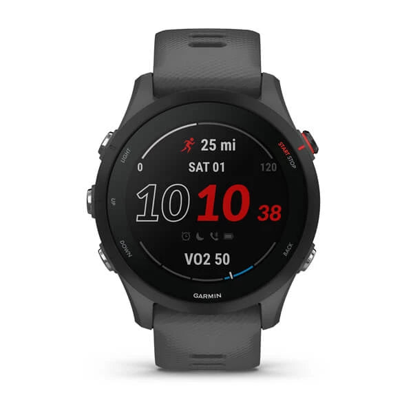 Garmin Forerunner 255 Basic, Sport SmartWatch GPS, Slate Grey, Rabbit