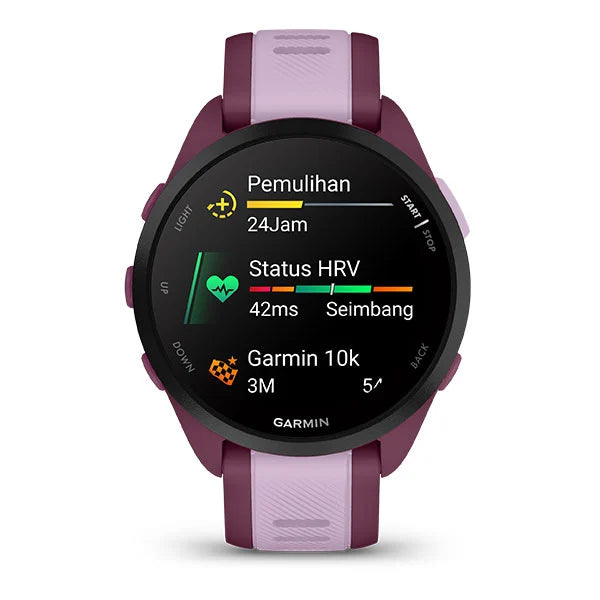 Garmin Forerunner 165 Music,GPS,WiFi, Sport SmartWatch, Berry/Lilac