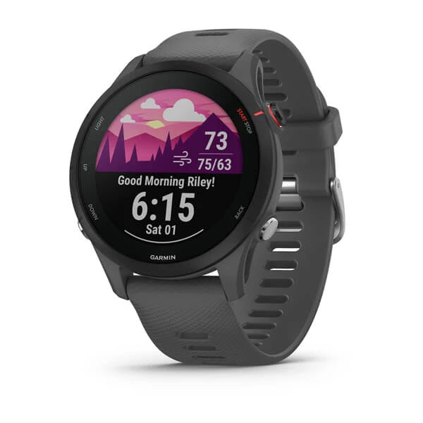 Garmin Forerunner 255 Basic, Sport SmartWatch GPS, Slate Grey, Rabbit