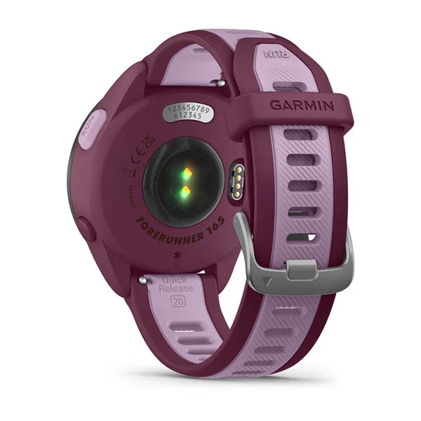 Garmin Forerunner 165 Music,GPS,WiFi, Sport SmartWatch, Berry/Lilac