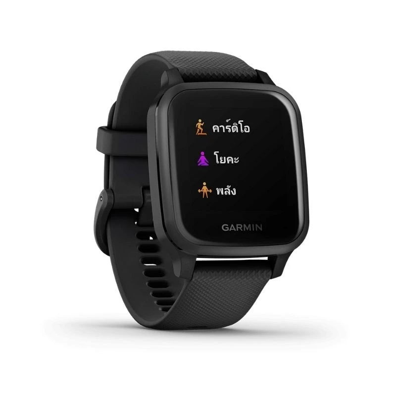 Garmin Venu Sq, Smartwatch NFC, Music, Black/Slate