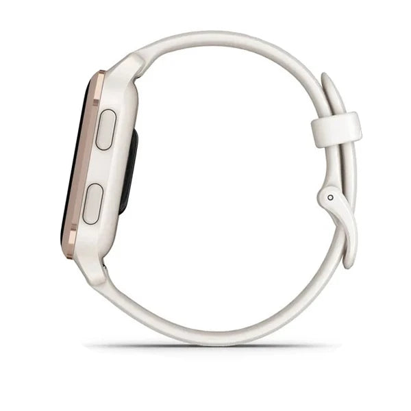 Garmin Venu Sq 2, Smartwatch Music, Ivory/Peach Gold
