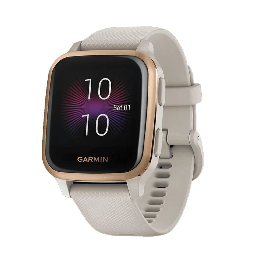 Garmin Venu Sq, Smartwatch NFC, Music, Light Sand/Rose Gold