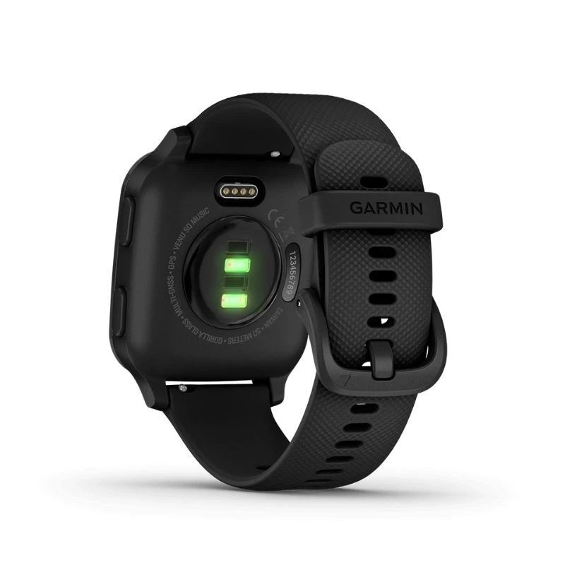 Garmin Venu Sq, Smartwatch NFC, Music, Black/Slate