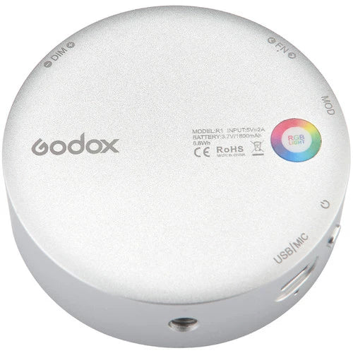Godox R1 Round Mini LED RGB Creative Light