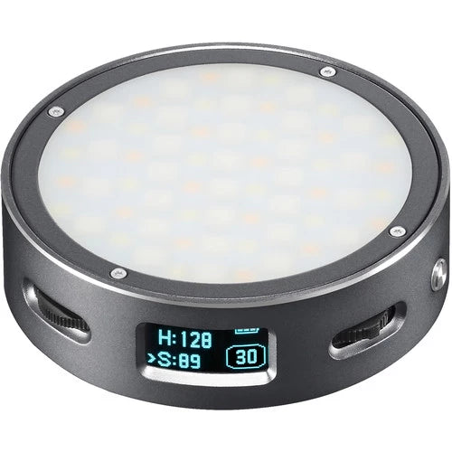 Godox R1 Round Mini LED RGB Creative Light Dark Grey