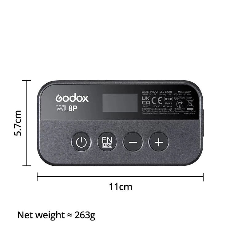Godox WL8P Waterproof LED Light