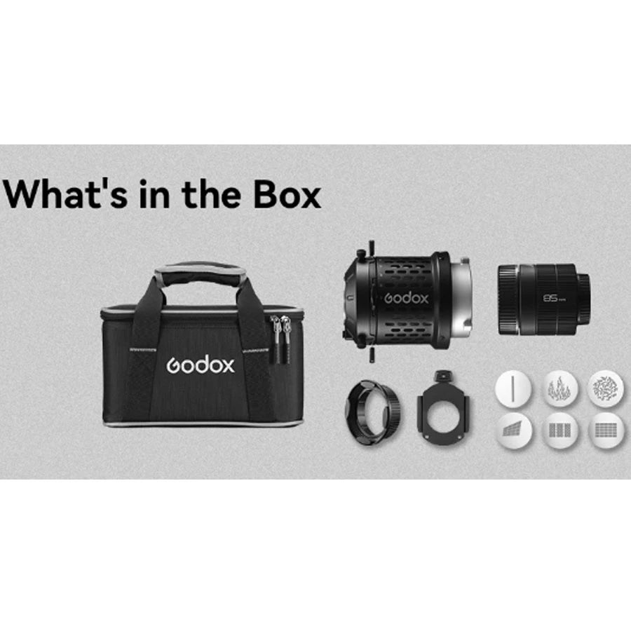 Godox BLP LED Projection Attachment Kit for Bowens Mount (with 85mm Lens)