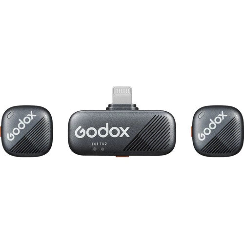 Godox Cube-SL 2-Person Wireless Microphone System with Lightning Connector for iOS Devices