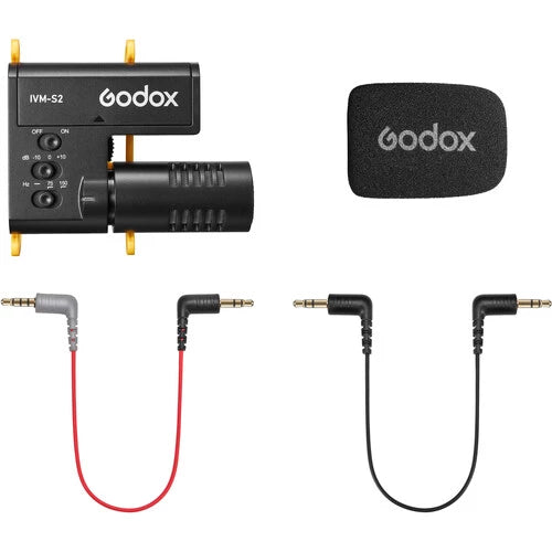 Godox IVM-S2 Multi-Functional Compact Shotgun Microphone