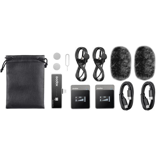 Godox Movelink LT2 Kit Wireless Mic Lightning Port for iPhone (2 Tx)