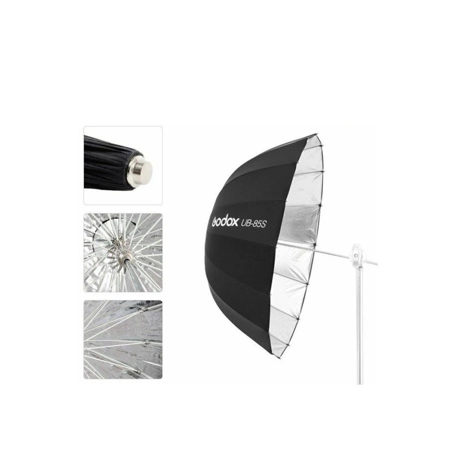 Godox UB-85S Silver Parabolic Umbrella 85cm
