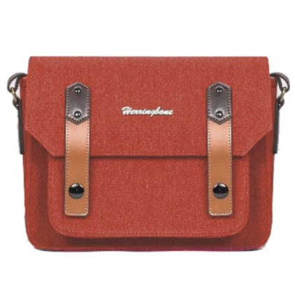 Herringbone Papas Pocket V3 Small Camera Bag Burgundy