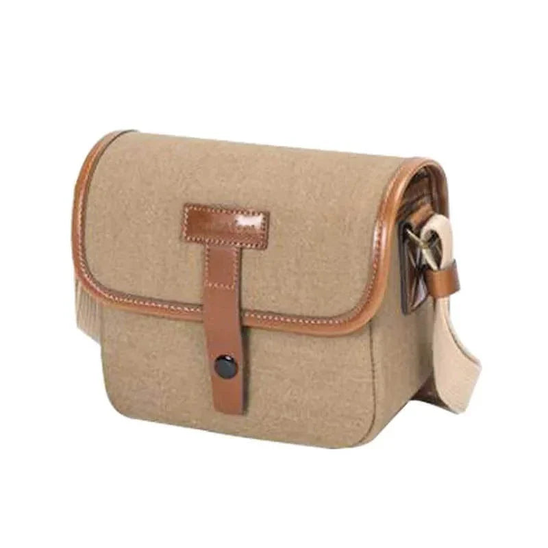 Herringbone Muppen Mini Camera Bag Khaki