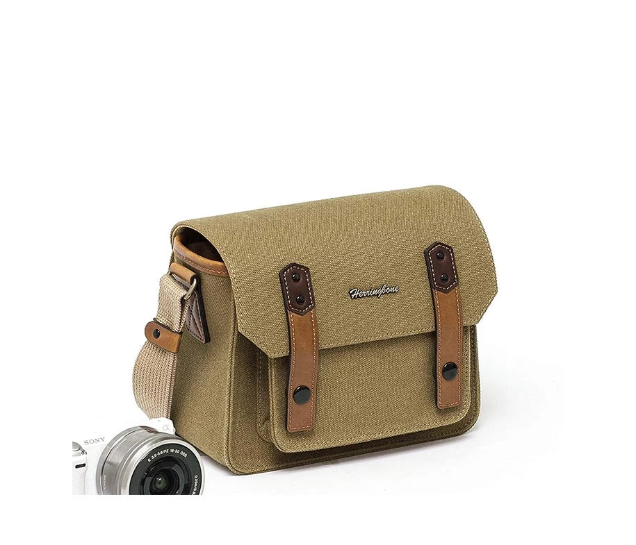 Herringbone Papas Pocket V3 Small Camera Bag Khaki