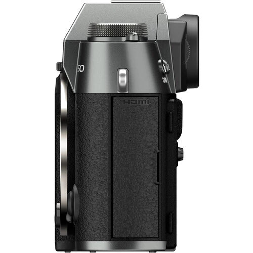 Fujifilm X-T50 Mirrorless Camera with XC 15-45mm f3.5-5.6 Lens (Charcoal Silver)