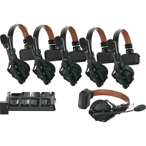 Hollyland Solidcom C1 Pro 6S Full-Duplex Wireless Intercom System with 6 Headsets (1.9 GHz)