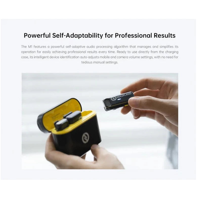 Hollyland Lark M1 Ultra Light Wireless Dual Microphone System