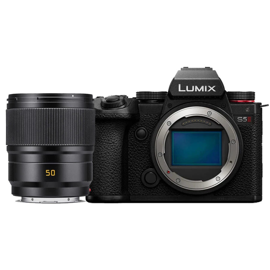 Panasonic Lumix S5 II Mirrorless Camera with Leica Summicron-SL 50mm f2 ASPH Mirrorless Lens 11193