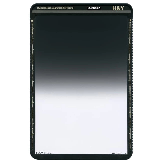H&Y Filters 100 x 150mm K-Series Soft GND 1.2 (4 Stops) with Quick Release Magnetic Frame (KS12)