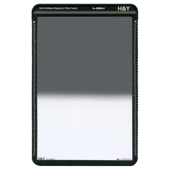 H&Y Filters 100 x 150mm K-Series Hard GND 0.9 (3 Stops) with Quick Release Magnetic Frame