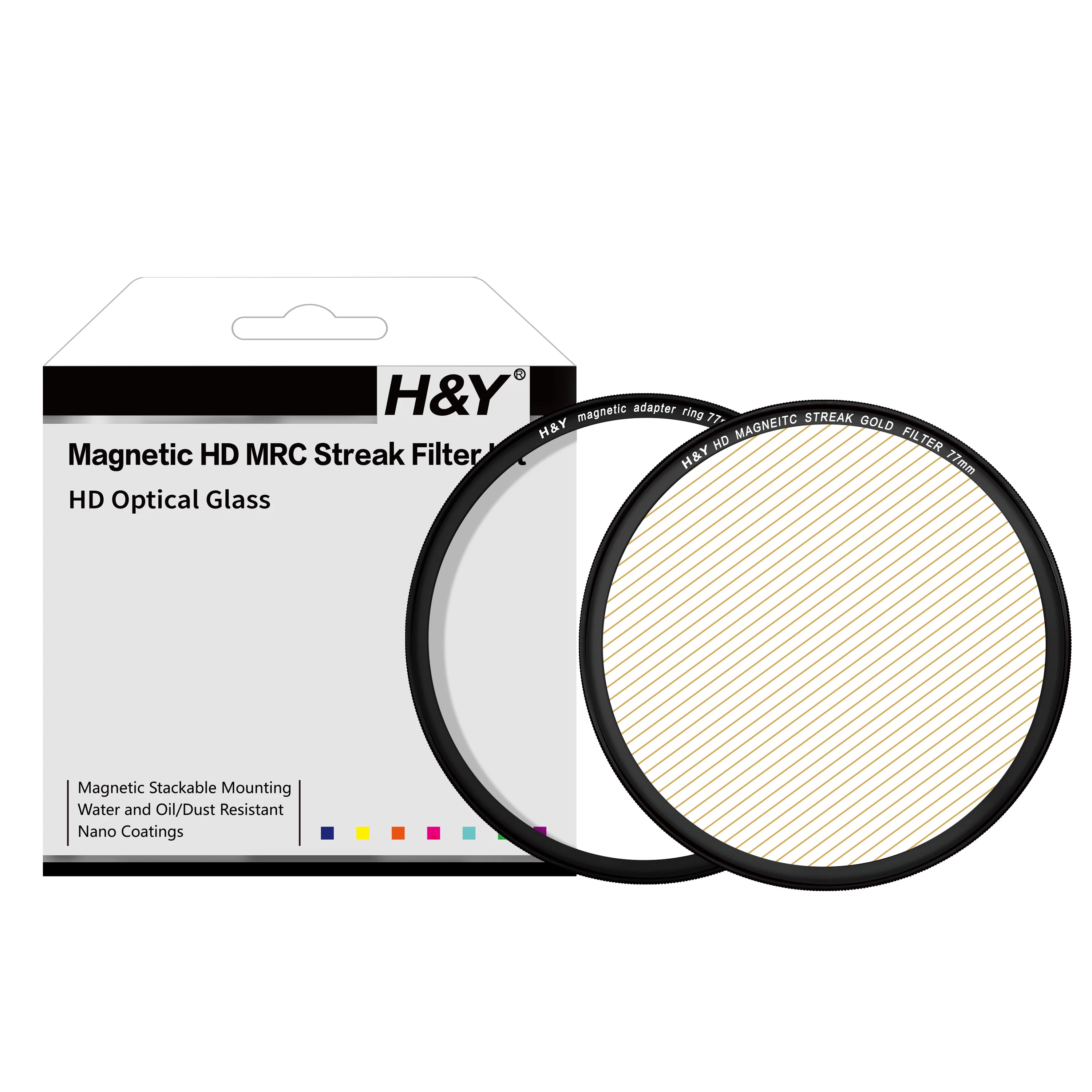 H&Y Magnetic Streak-Gold Filter Kit 77mm (MS-G77)