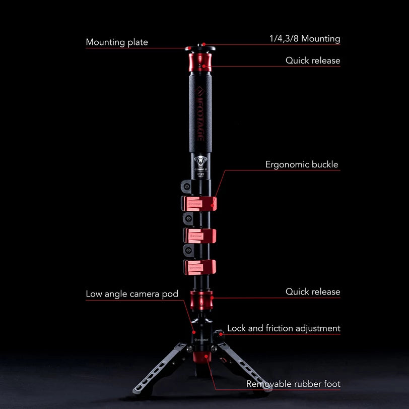 iFootage Cobra 2 C180 II Carbon Fiber Monopod