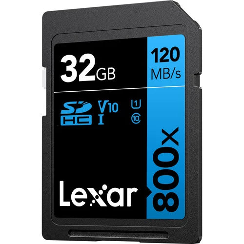 Lexar 32GB Professional 800x SDHC UHS-I Memory Card