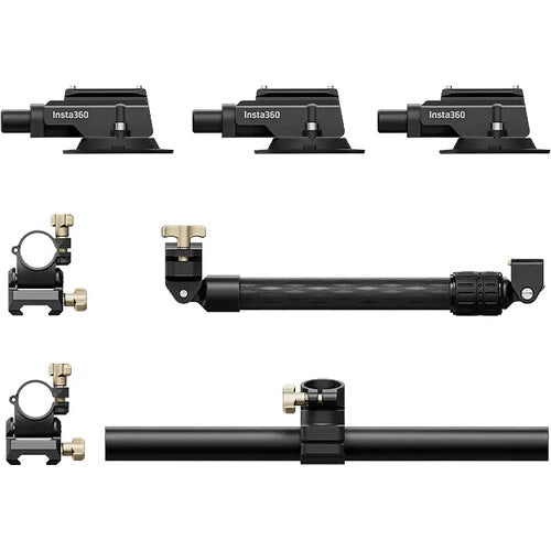 Insta360 Triple Suction Cup Car Mount wtih Selfie stick