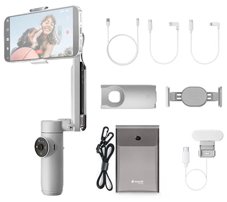 Insta360 Flow Smartphone Gimbal Stabilizer Creator Kit (Stone Gray)