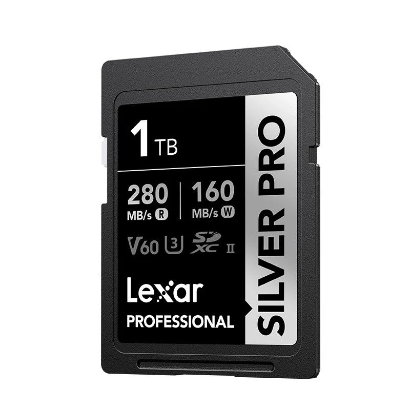 Lexar 1TB Professional SDXC SILVER PRO UHS-II Memory Card 280MB/s