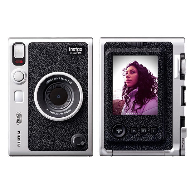 Fujifilm Instax Mini Evo Hybrid Instant Film Camera (Black)