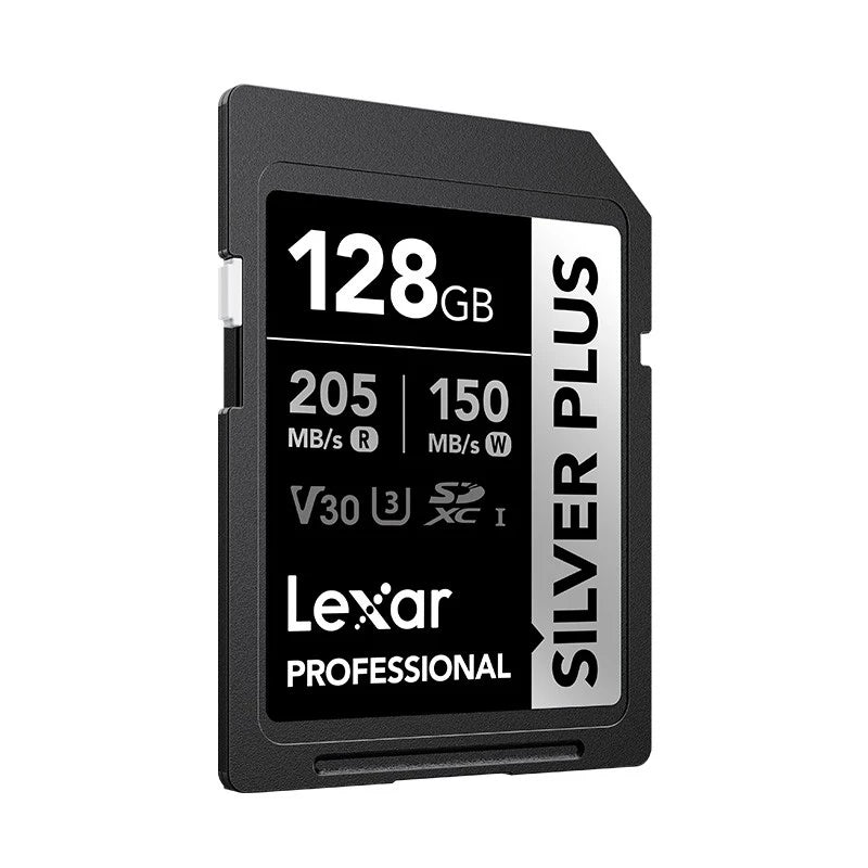 Lexar 128GB Professional SDXC SILVER PLUS UHS-I Memory Card 205MB/s
