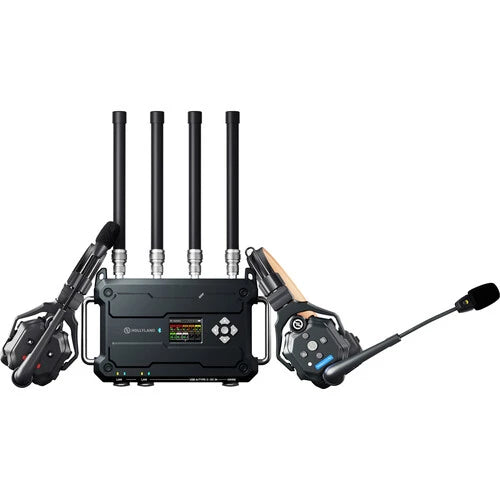 Hollyland Solidcom C1 Pro Roaming Hub 10S Full-Duplex Wireless Intercom System with 10 Single-Ear Headsets (V-Mount, 1.9 GHz)