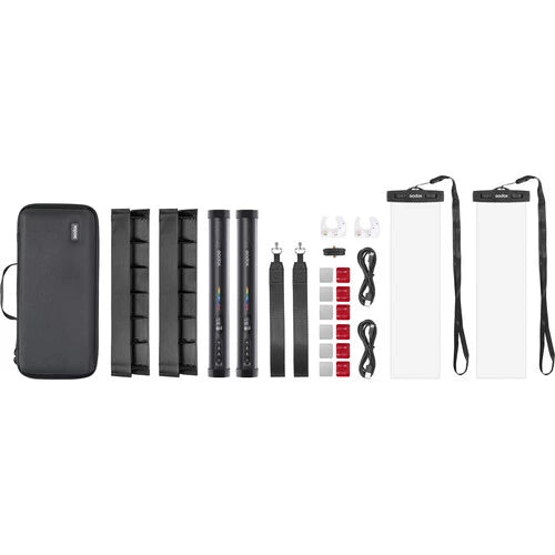 Godox TL30-K2 RGB LED Tube Light 2-Light Kit