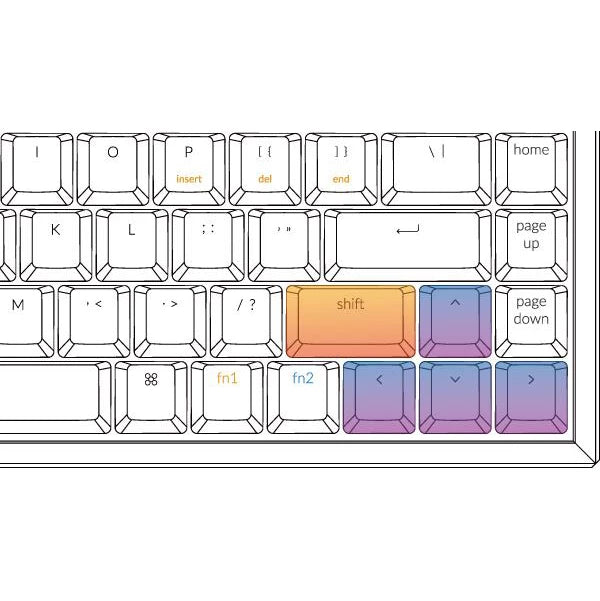 Keychron K6-O3 Wireless Mechanical Keyboard White Backlight Brown Switch